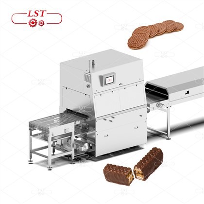 Máquinas para bañar galletas y chocolate